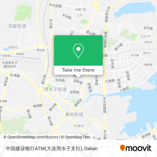 中国建设银行ATM(大连周水子支行) map