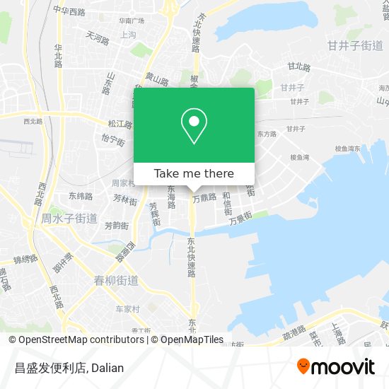 昌盛发便利店 map