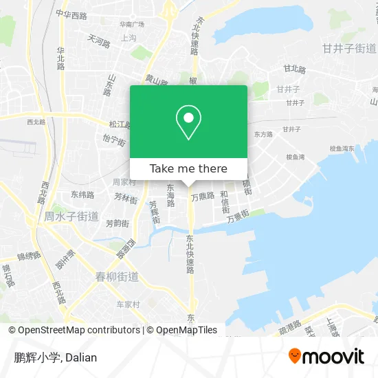 鹏辉小学 map