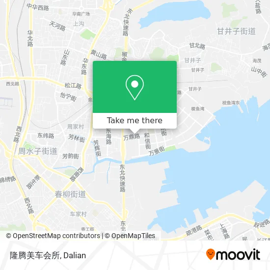 隆腾美车会所 map