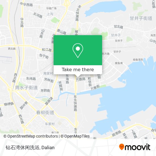 钻石湾休闲洗浴 map