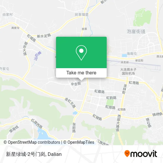 新星绿城-2号门岗 map