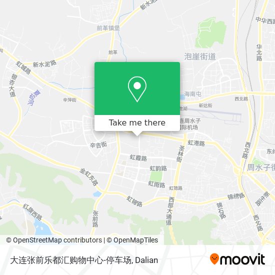 大连张前乐都汇购物中心-停车场 map