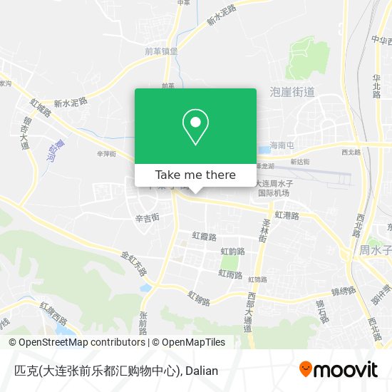 匹克(大连张前乐都汇购物中心) map