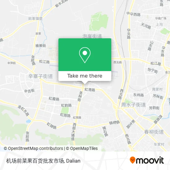 机场前菜果百货批发市场 map