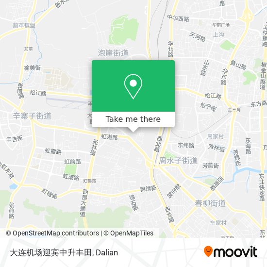 大连机场迎宾中升丰田 map