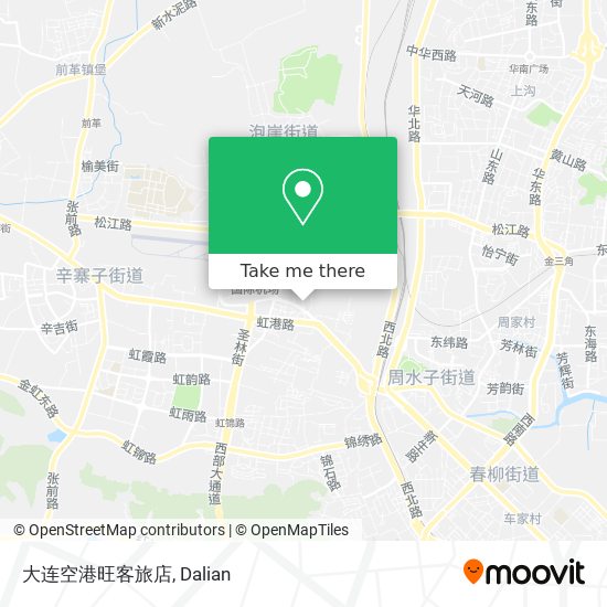 大连空港旺客旅店 map