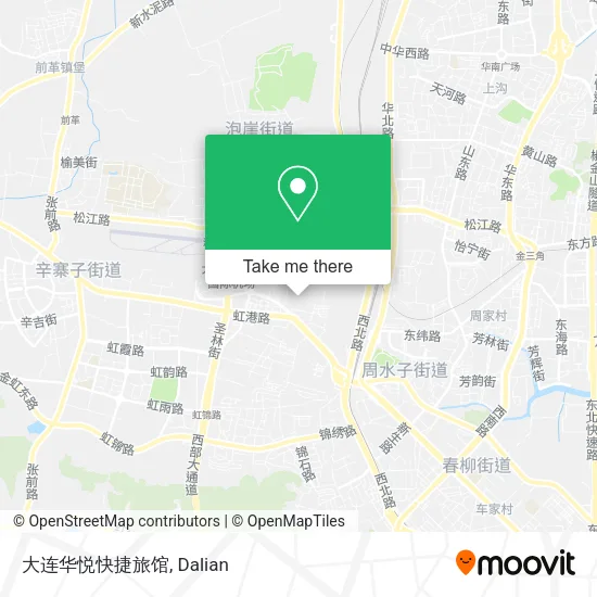 大连华悦快捷旅馆 map