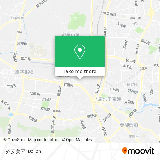 齐安美容 map