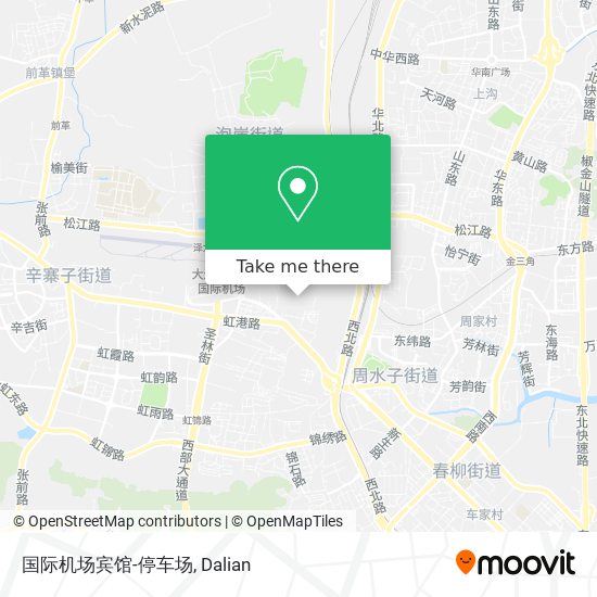 国际机场宾馆-停车场 map