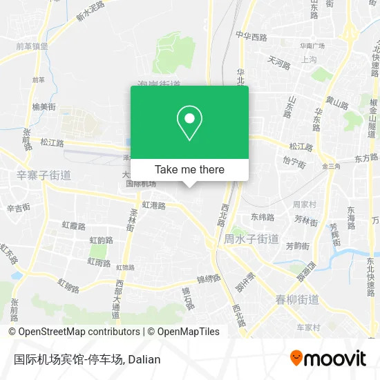 国际机场宾馆-停车场 map