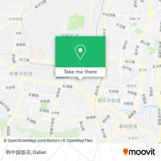 韩中园饭店 map