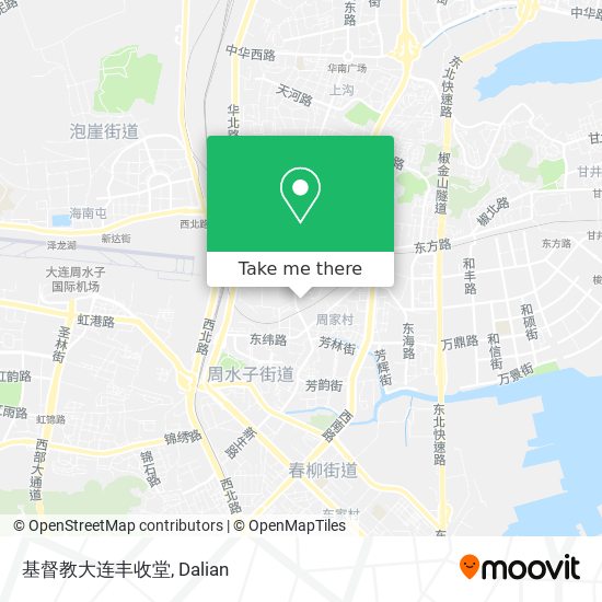 基督教大连丰收堂 map