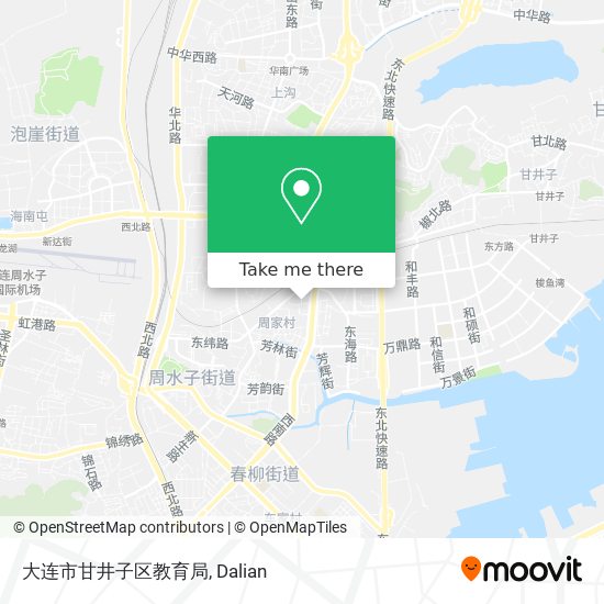 大连市甘井子区教育局 map