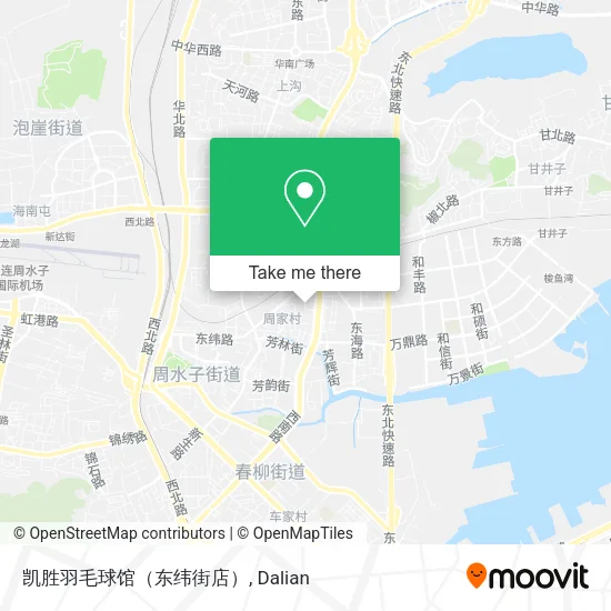 凯胜羽毛球馆（东纬街店） map