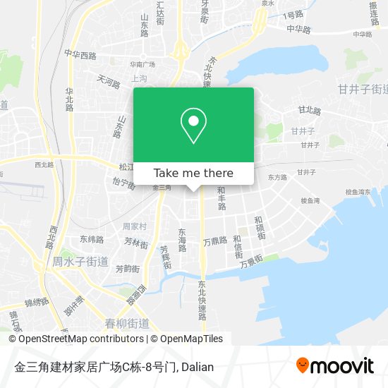 金三角建材家居广场C栋-8号门 map
