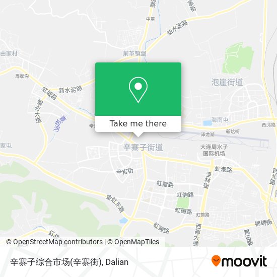 辛寨子综合市场(辛寨街) map