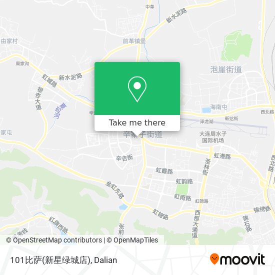 101比萨(新星绿城店) map