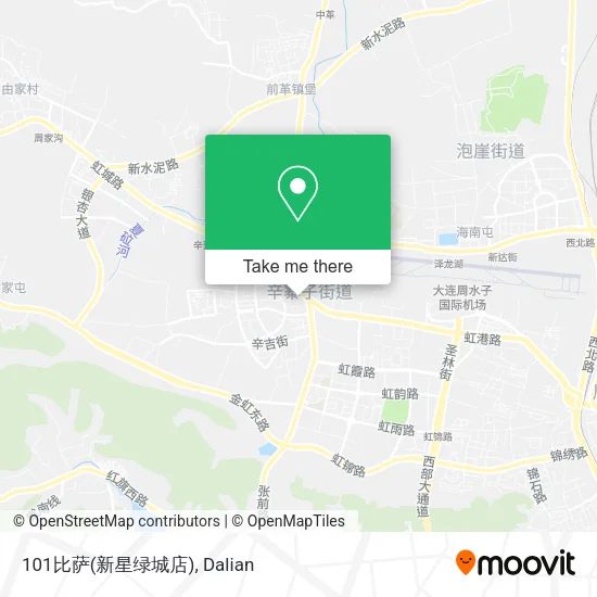 101比萨(新星绿城店) map