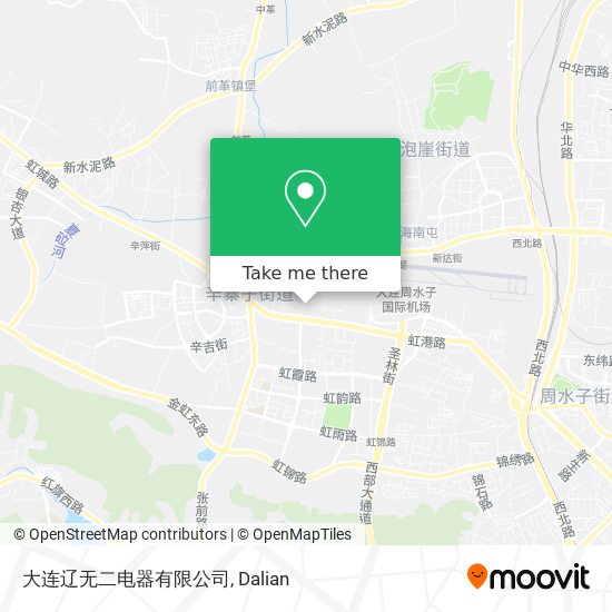 大连辽无二电器有限公司 map