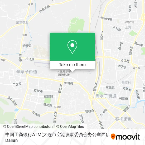 中国工商银行ATM(大连市空港发展委员会办公室西) map