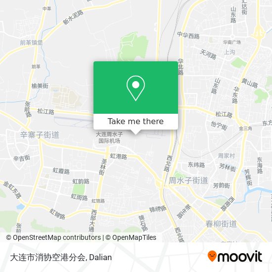 大连市消协空港分会 map