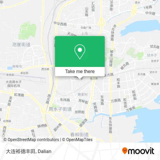 大连裕德丰田 map