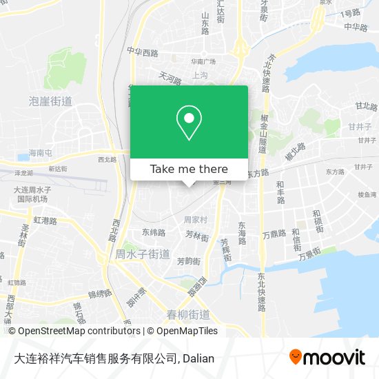 大连裕祥汽车销售服务有限公司 map