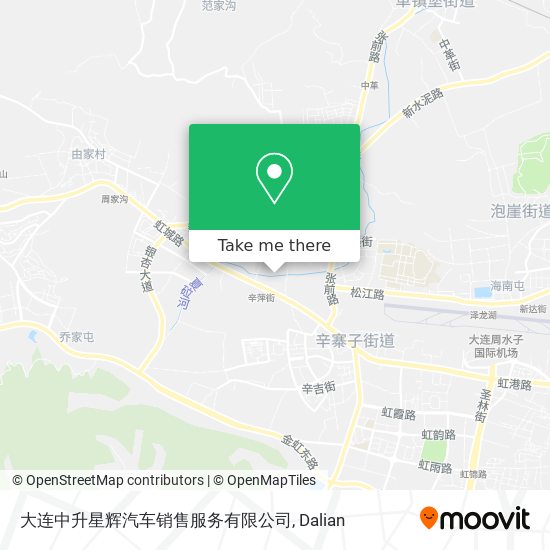 大连中升星辉汽车销售服务有限公司 map