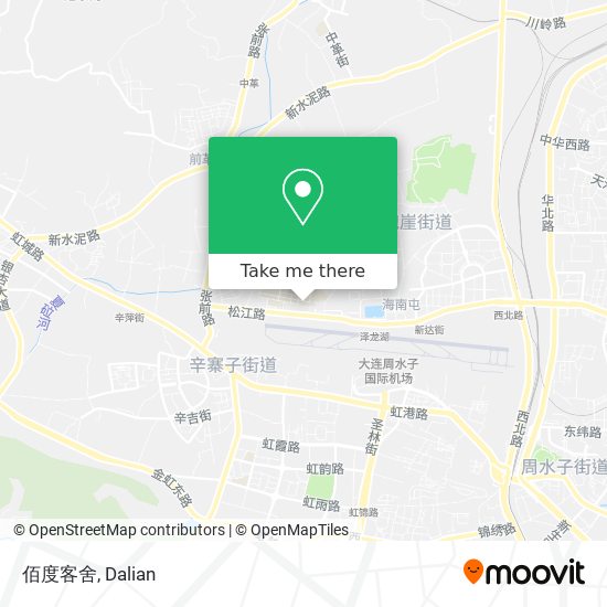 佰度客舍 map