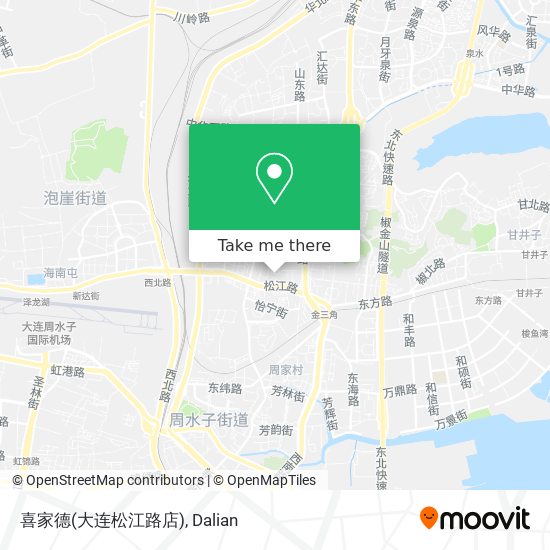 喜家德(大连松江路店) map