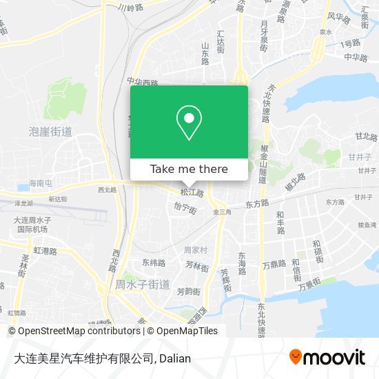 大连美星汽车维护有限公司 map