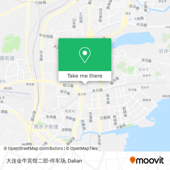 大连金牛宾馆二部-停车场 map