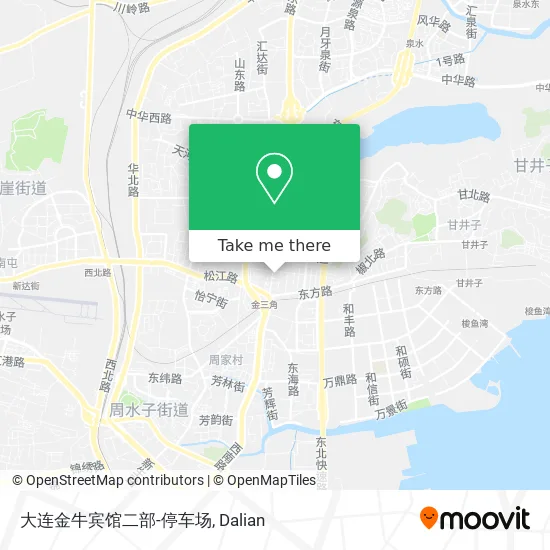 大连金牛宾馆二部-停车场 map