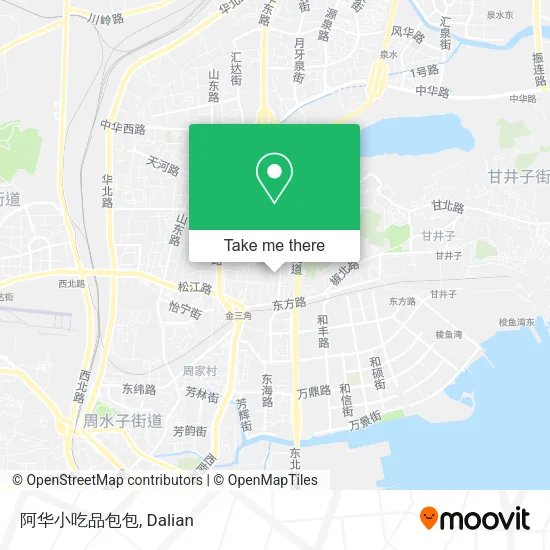 阿华小吃品包包 map