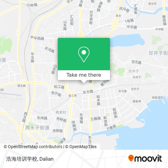 浩海培训学校 map