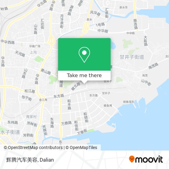 辉腾汽车美容 map
