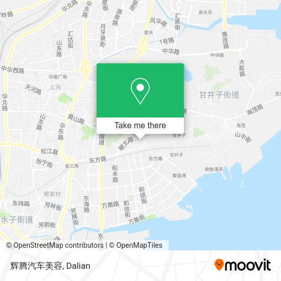 辉腾汽车美容 map
