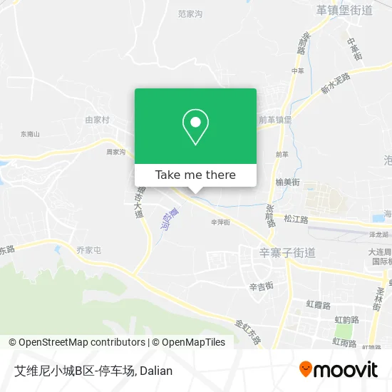 艾维尼小城B区-停车场 map