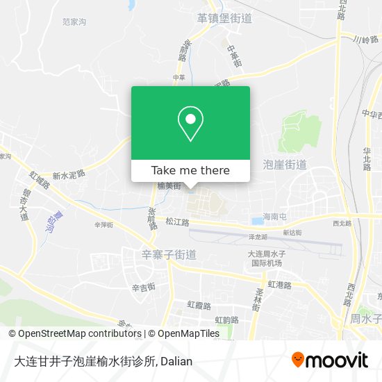 大连甘井子泡崖榆水街诊所 map