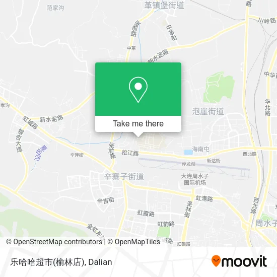 乐哈哈超市(榆林店) map
