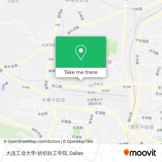 大连工业大学-纺织轻工学院 map