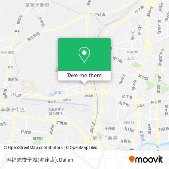 添福来饺子城(泡崖店) map