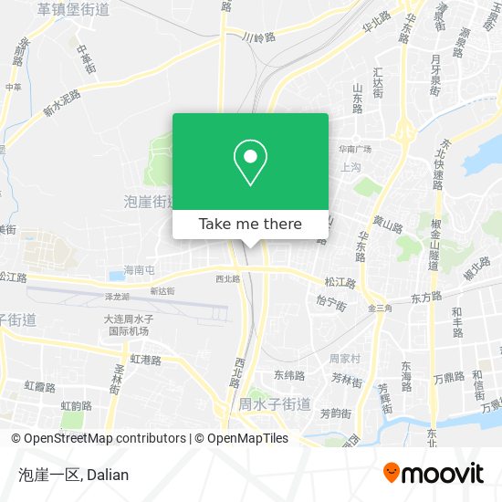 泡崖一区 map