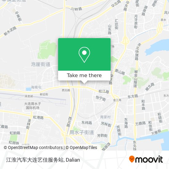 江淮汽车大连艺佳服务站 map