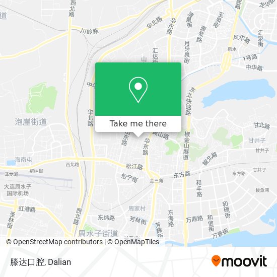 滕达口腔 map