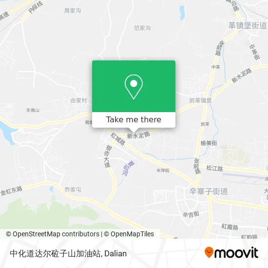 中化道达尔砬子山加油站 map