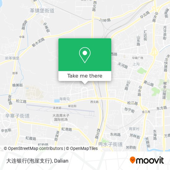 大连银行(泡崖支行) map