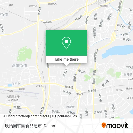 欣怡园韩国食品超市 map