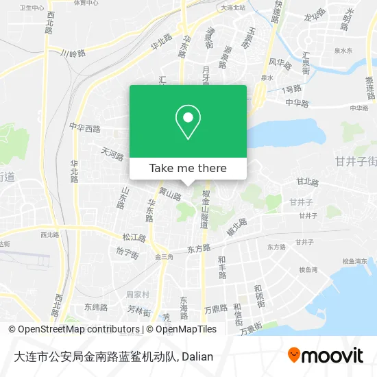大连市公安局金南路蓝鲨机动队 map
